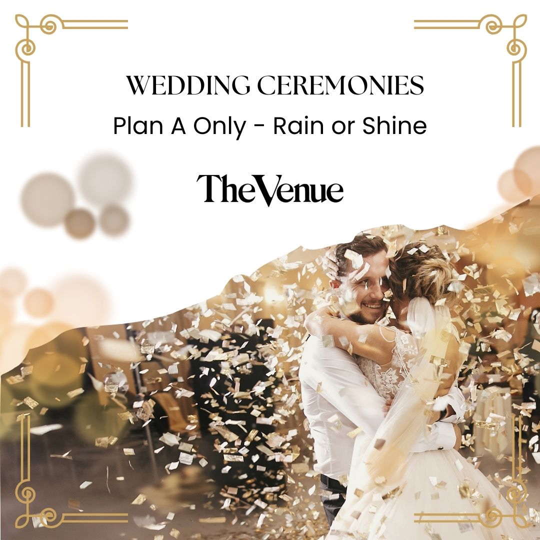 Don’t let weather worries ruin your big day. Book your indoor wedding at The Venue, Peterborough and enjoy peace of mind! Let’s start planning: events@venueptbo.ca #WeatherProof