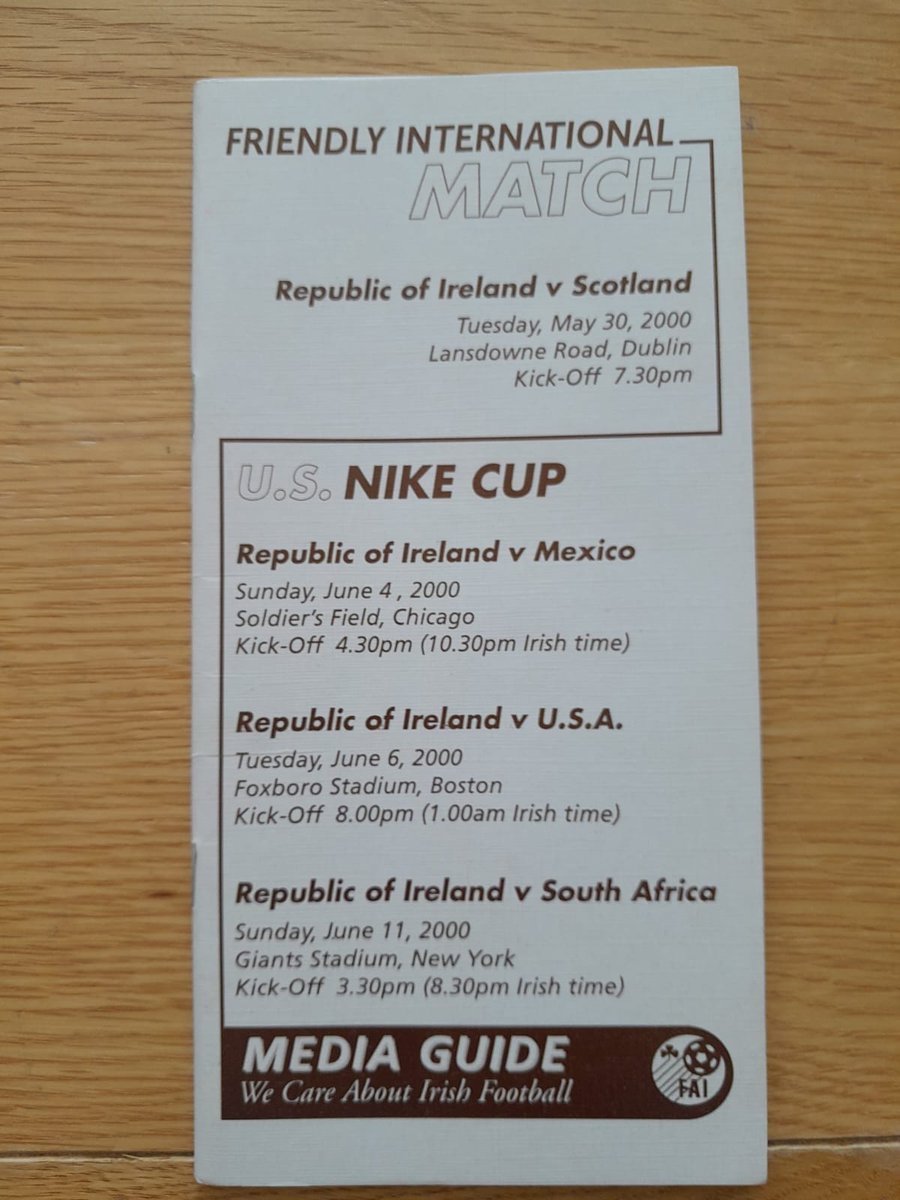 SweeperBrady's tweet photo. Chicago was the destination for this game in the US Cup, v Mexico, on this day in 2000...

A 2 2 draw at Soldier Field, Richard Dunne &amp; Dominic Foley with the Irish goals.... https://t.co/rvAoBlMvLw