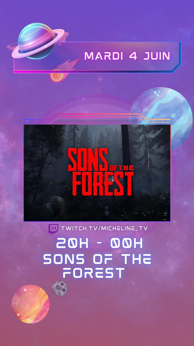 📢 DÉBUT DU STREAM 🔴

✅  twitch.tv/micheline_tv