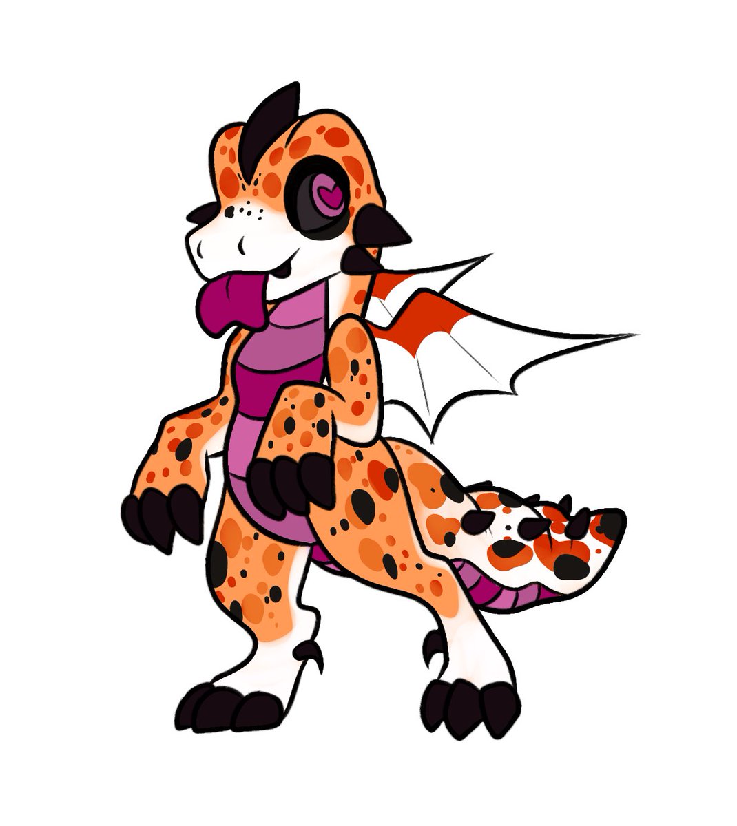 JurassicBarrk's tweet photo. @hannimatior Have had these two girls looking for a home for a few years now. A little sad the Lesbian leopard gecko dragon wasn’t popular I loved designing her so much 😭😭😭 https://t.co/mIjzGb2WbX