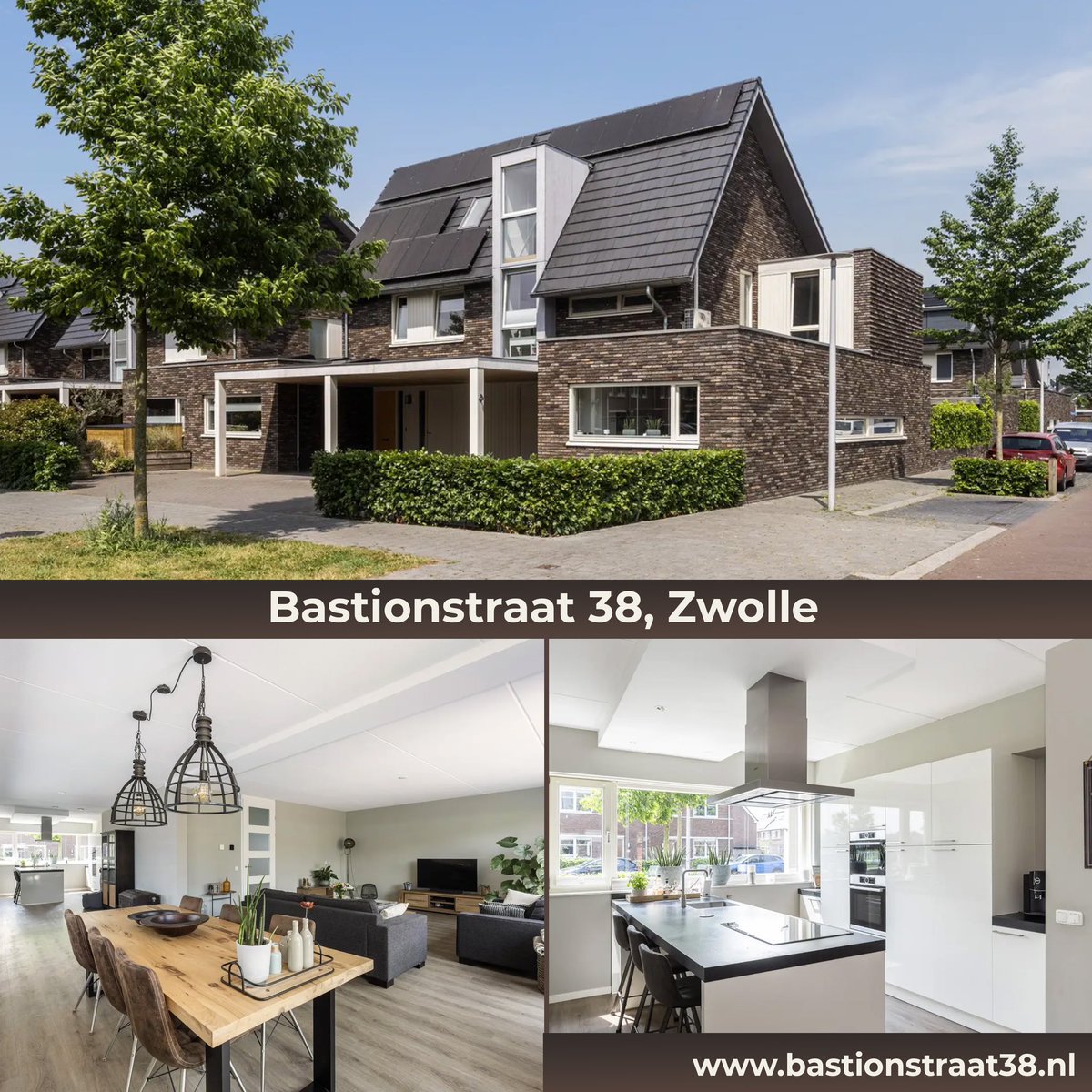 Half vrijstaande, 2-onder-1 kapwoning (bouwjaar 2018). Veel ruimte en woongenot in het zeer gewilde wijkdeel Frankhuis, Stadshagen, Zwolle.

- Riant woning
- 5 slaapkamers, 2 badkamers
- Energielabel A

Presentatie bastionstraat38.nl

#zwolle #stadshagen #funda