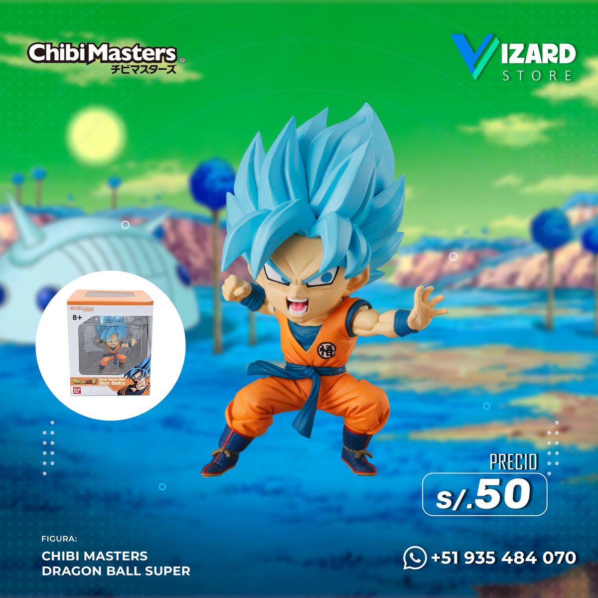VizardStore's tweet photo. 🉐 ¡Vizard Store te trae la colección de Figuras de Dragon Ball Z 🐉
✨ Colección Chibi Masters
📦 Realizamos envíos a todo el PERÚ por Olva Courier o Shalom (Se gestiona con el cliente)
📦 Entregas en estaciones del tren (previa coordinación) https://t.co/TPUt7AFd3E