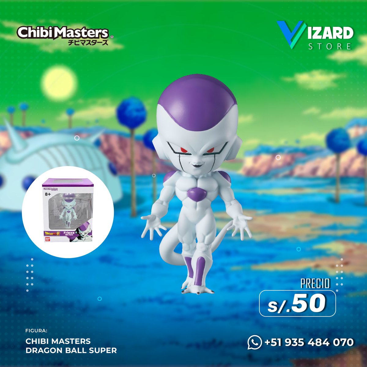 VizardStore's tweet photo. 🉐 ¡Vizard Store te trae la colección de Figuras de Dragon Ball Z 🐉
✨ Colección Chibi Masters https://t.co/Kcbv60VTlW