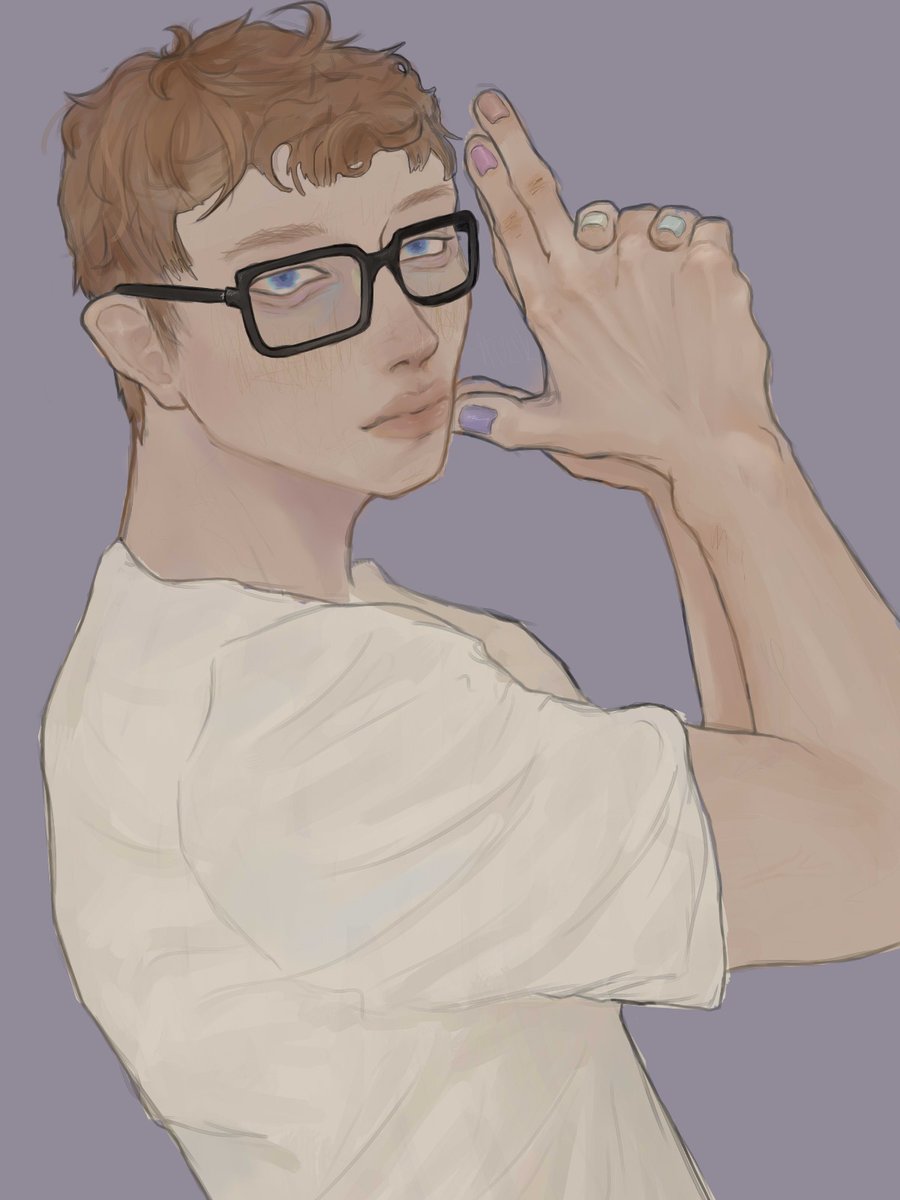 ttvukk's tweet photo. nails are supposed to represent the characters colors but im still gonna say happy pride🤧 https://t.co/miAKUitAUP