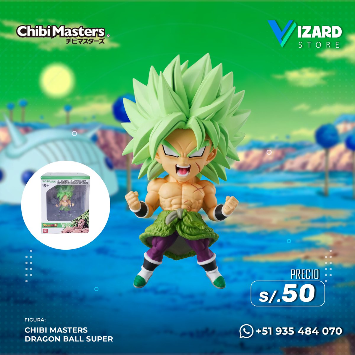 VizardStore's tweet photo. 🉐 ¡Vizard Store te trae la colección de Figuras de Dragon Ball Z 🐉
✨ Colección Chibi Masters https://t.co/yr6kuWI8nu