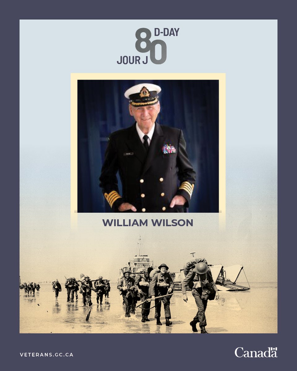 We are two days to D-Day 80.

Tens of thousands of Canadians took part in the Normandy Campaign in 1944. William “Bill” Wilson was one of them.

Read his story: ow.ly/s1p850S8Pcs

#DDay80
#CanadaRemembers