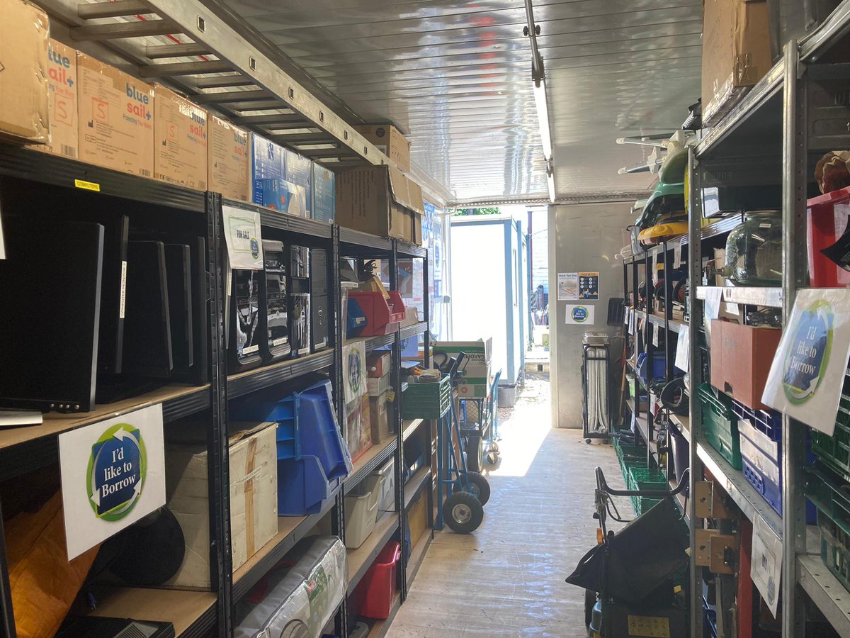 TotallyLocal_LB's tweet image. Imagine 💭💬 if you could borrow items to help #savewaste and #saveenvironment (and also your #wallet) via local #LibraryofThings🪛💚  @TotallyLocal_LB are STILL on lookout for suitable venue. Can you help? Here's photos from "I'd Like To Borrow CIC" @BucksRailCentre to inspire😀