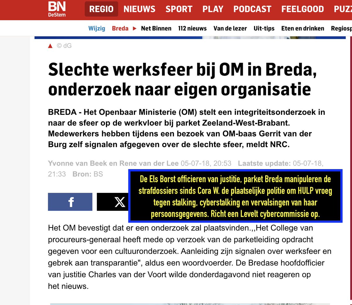 FrozenInFlights's tweet photo. Wil iemand @ZEMBLA  uitzoeken waarom de Els Borst officier van justitie niet  per direct met terugwerkende kracht wordt onderworpen aan een integriteitsonderzoek? @Onderzoeksraad ...Volgens mij is dat hard nodig. Serieus! Cybercrime sinds 2014! Dat kán toch niet zomaar doorgaan! https://t.co/5exWGINn0b