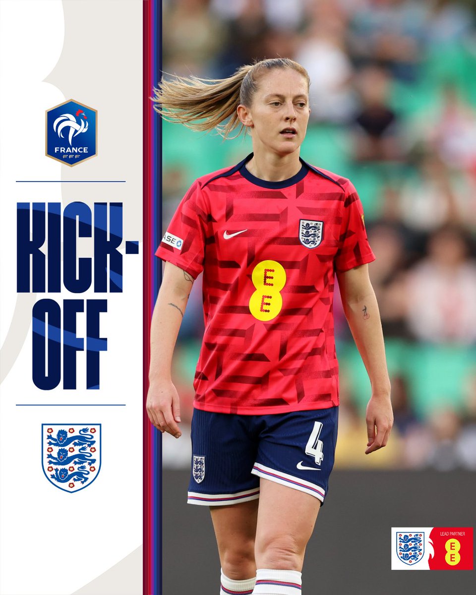 COME ON ENGLAND! 🏴󠁧󠁢󠁥󠁮󠁧󠁿

Watch the #Lionesses live now on ITV4.