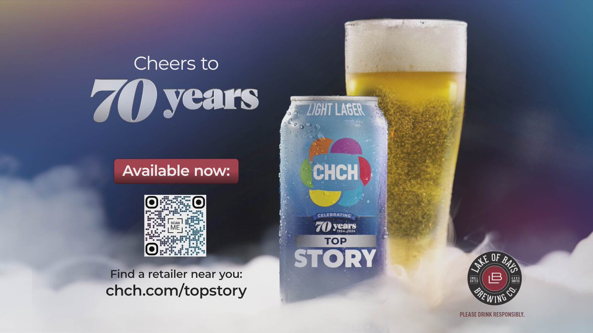 Cheers to 70 years! CHCH is passionate about serving our community… now in more ways than one! The <a href="/lb_brewing/">Lake of Bays Brewing</a> Top Story light lager is BACK ! Enjoy the crisp clean taste at a local store near you!