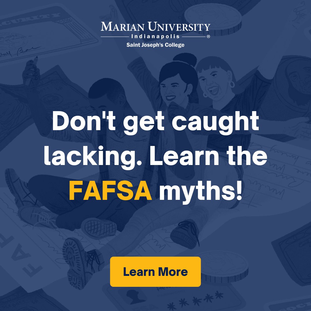 SaintJoeIndy's tweet photo. It’s a big misunderstanding that becoming financially independent classifies you as an independent on the FAFSA form...IT DOESN’T! 😱 Don’t get caught lacking. Learn more: https://t.co/qdxdcfk1U9

#Classof2023 #Classof2024 #IndyHS #IndyStudents #IndySchools https://t.co/qpBJRMkBio