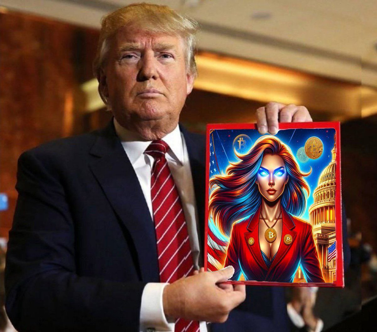 Grabbed a bag #MELANIA
🔴GAMBLE ON $sol

Launch With Amazing volume , following the Trump meta, good branding, I hear they're going to push.  higher now, find a entry. Dyor

Tg: t.me/Trump_Wife_POR…