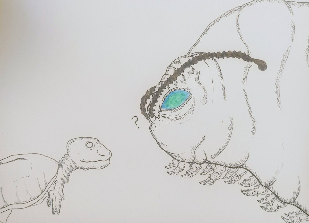 TiltAndGo's tweet photo. Day number 4- Mothra &amp; Skeleturtle

#Kaijune2024 #Kaijune https://t.co/vkVllXxSvW