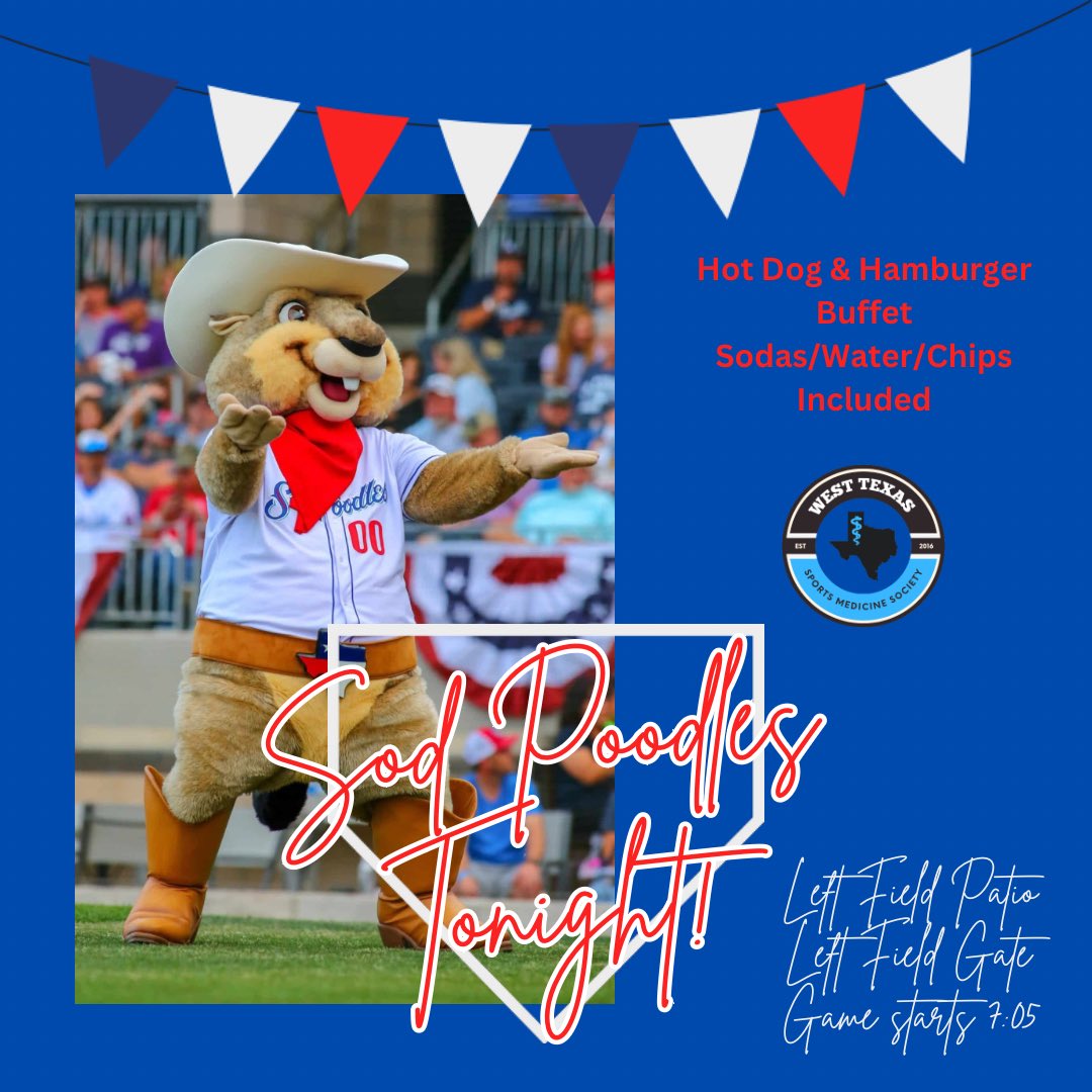 If you got tickets for tonight’s Sod Poodles game, well see you at the Left Field Patio! Gates open at 6 pm