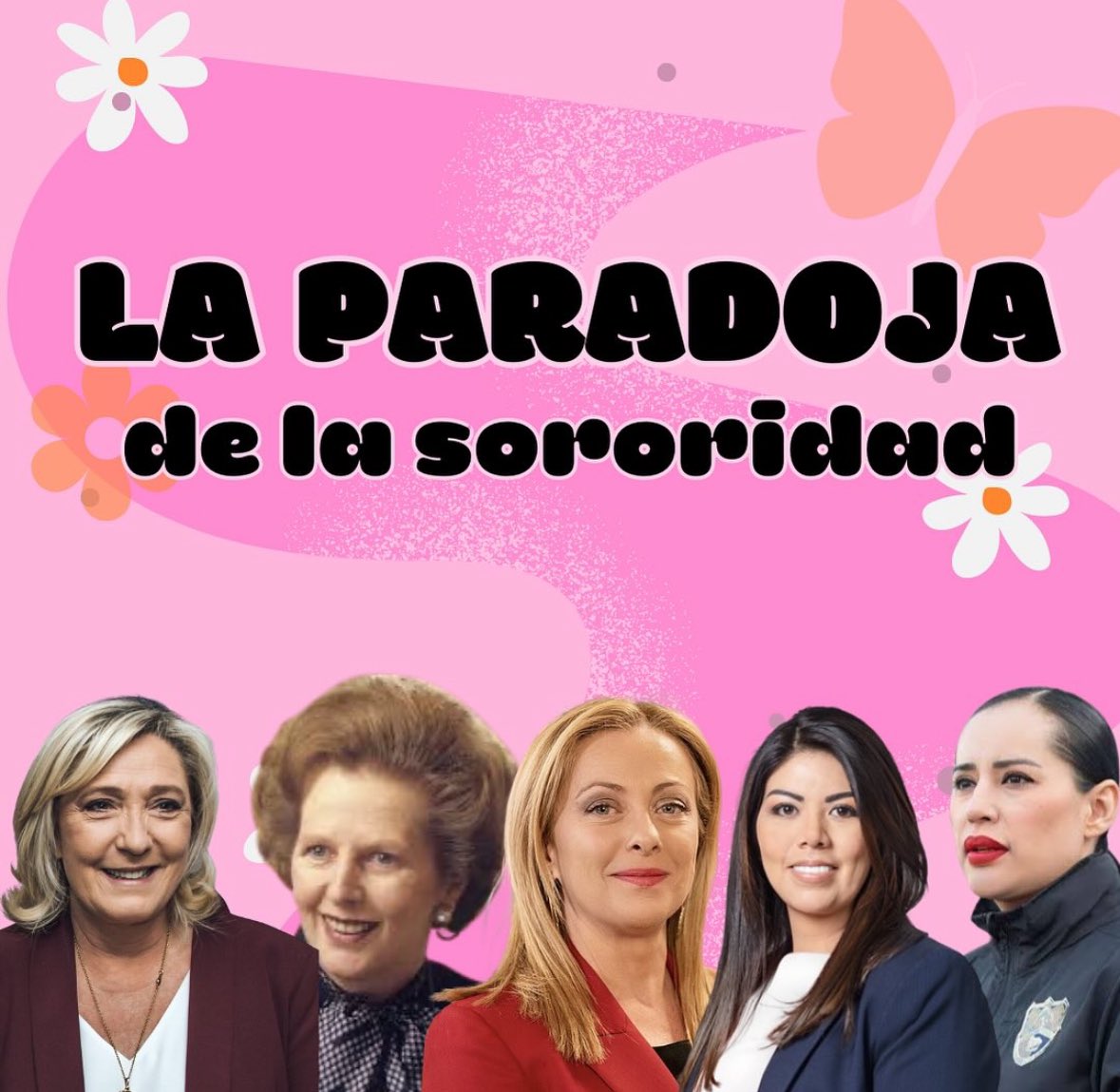 La sororidad es el pacto político entre mujeres para que los logros del feminismo, sean para todas. La sororidad está bien perrita, hasta que no. Está chido que las mujeres, todas, puedan tener acceso a un aborto legal, seguro y sin estigmas independiente de sus posturas