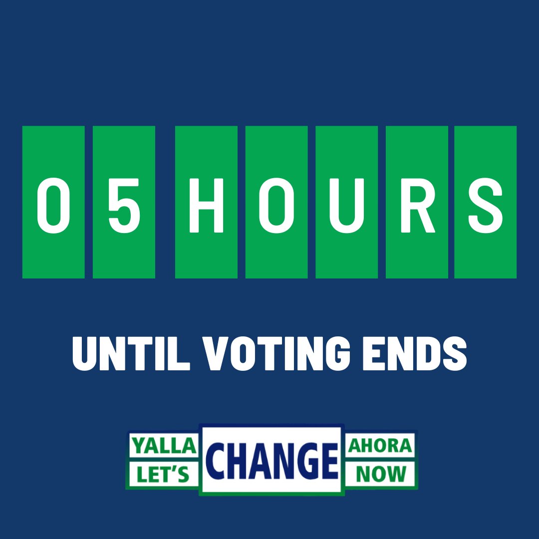 MK4Congress's tweet photo. Only 5 hours until voting ends!! Cast your vote for Khairullah now. https://t.co/uQzTyNs8SP
