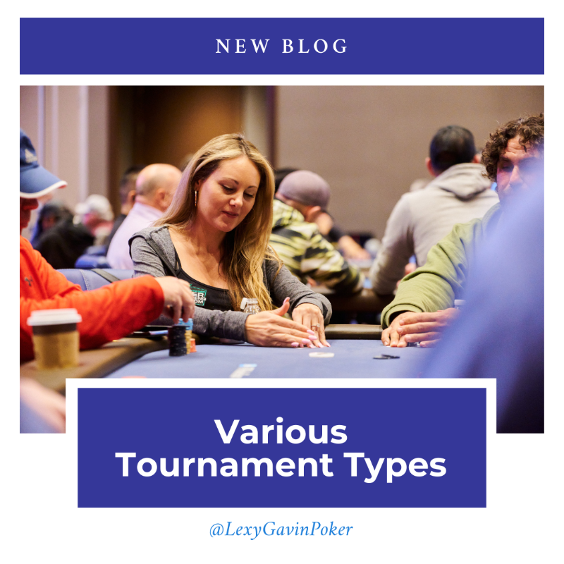 LexyGavinPoker's tweet photo. π° Why choose tournaments over cash games? Because tournaments offer the chance for massive payouts!
In my latest blog, I break down the types small stakes tournaments how to make the proper strategy adjustments for each.ππΌ
#pokerblog #pokerskills #pokerstrategy #pokercoach