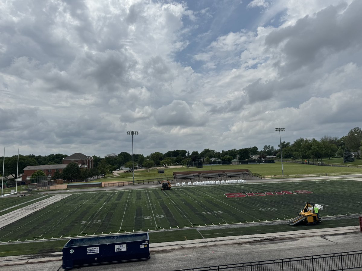 Monmouth College Football (@rollscotsfb) on Twitter photo New turf is happening! #RollScots New turf is happening! #RollScots