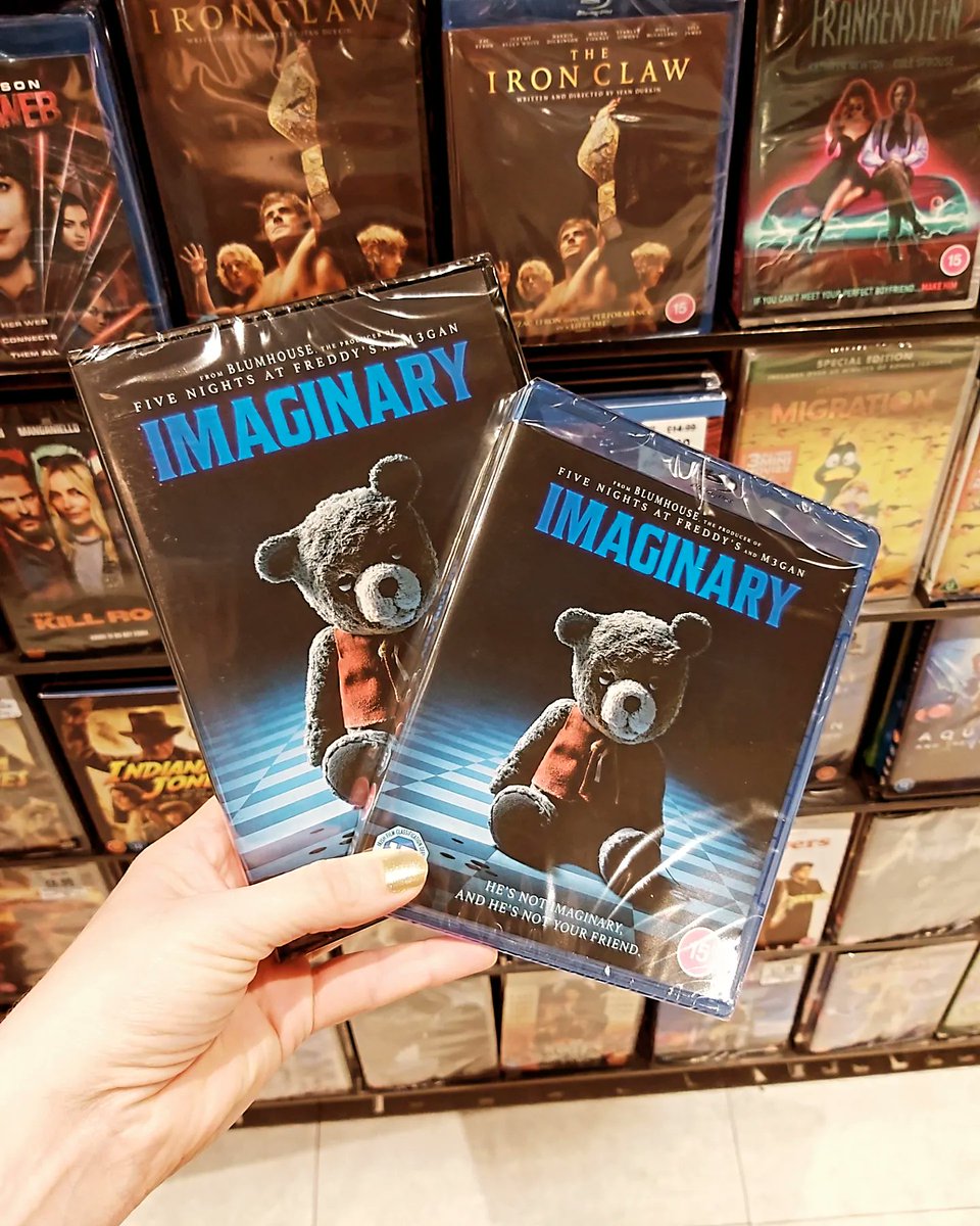 hmvIpswich's tweet photo. Slightly late but here are this week's new releases
#Imaginary
#LisaFrankenstein
#KillRoom
#NewMovieMonday https://t.co/gEe9285IhV