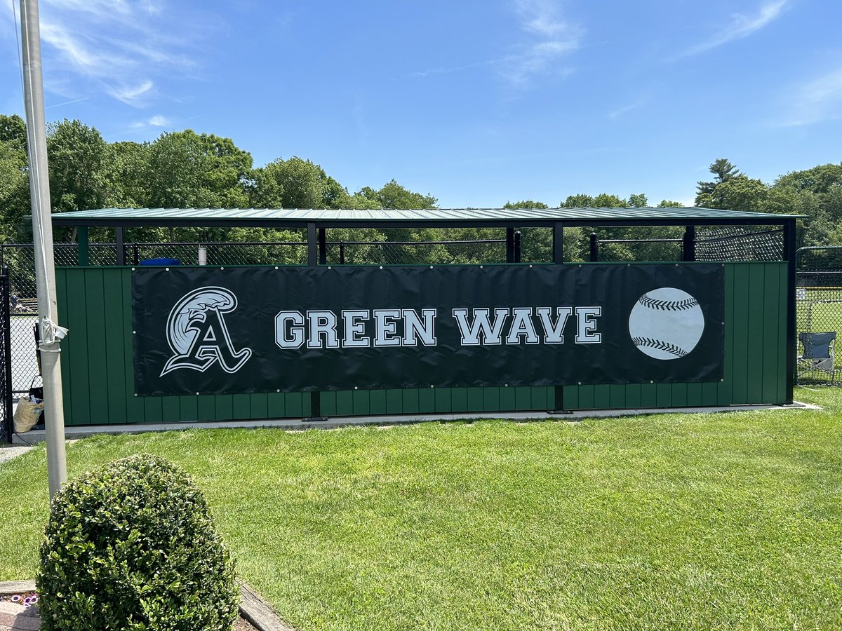 Less than an hour to go! The field is ready and the girls are ready!! Let’s Go Greenwave!!