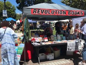 RevolutionBksB's tweet photo. We had a great time and met loads of good people at #BABF Bay Area Book Festival. Our next festival event is #Juneteenth in Berkeley. DM or email or call us to volunteer. https://t.co/Ve5UqCHQWI