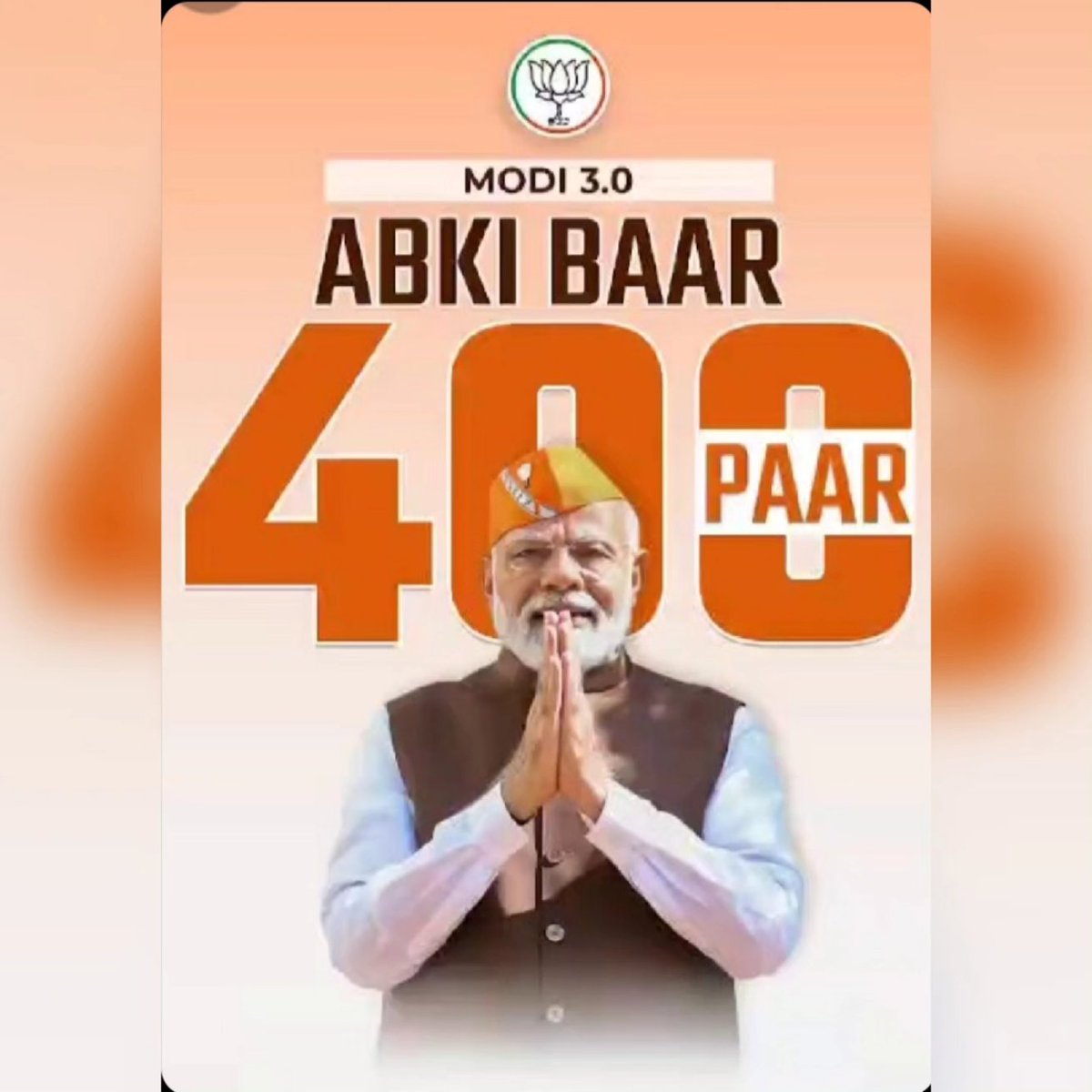 jojaygujjar's tweet photo. Modi asked for 400 seats,exit polls predicted 350/400 seats and the indian democracy gave him less then 300.Voters discounted the maximum rate of GST on 400 so the net value is around 300. #indiandemocracy #cantfooltheaamaadmi #loksabha2024 #apkibaar400paar #jgujjar #20240604 https://t.co/87ZqOjXn1K
