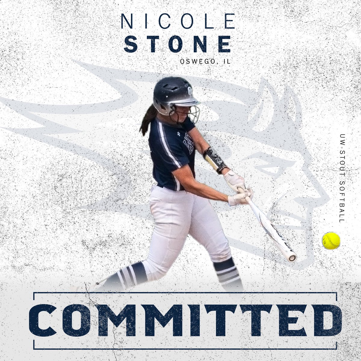 uwstoutsoftball's tweet photo. Rounding out our 2024 Blue Devil Softball Commit introductions! 

A Pitcher/1st baseman from Oswego East HS in Oswego, IL. Nicole Stone! #RollDevs https://t.co/zTIkk9CHqn