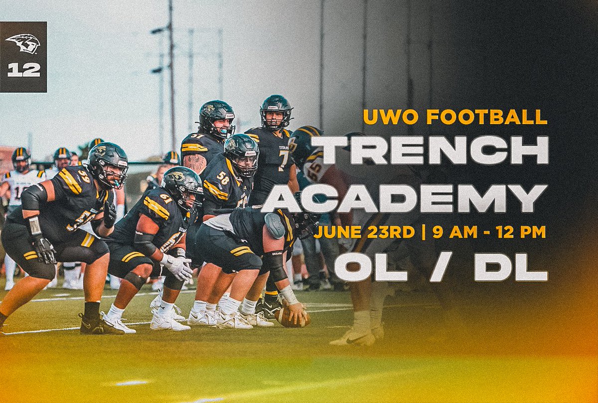 UW-Oshkosh Football (@uwofootball) on Twitter photo This one is for ๐๐ก๐ ๐๐ข๐ ๐๐จ๐ฒ๐ฌ ๐๐ฉ ๐
๐ซ๐จ๐ง๐ญ!
On June 23rd, join <a href="/Coach_Worsell/">Rich Worsell</a> and @JaglaBeans for the OL / DL ๐ง๐ฟ๐ฒ๐ป๐ฐ๐ต ๐๐ฐ๐ฎ๐ฑ๐ฒ๐บ๐! The camp session will feature both fieldwork and classroom film review.
๐ bit.ly/titancamps
#OshkoshSummer | ๐ญ๐ฎ This one is for ๐๐ก๐ ๐๐ข๐ ๐๐จ๐ฒ๐ฌ ๐๐ฉ ๐
๐ซ๐จ๐ง๐ญ!
On June 23rd, join <a href="/Coach_Worsell/">Rich Worsell</a> and @JaglaBeans for the OL / DL ๐ง๐ฟ๐ฒ๐ป๐ฐ๐ต ๐๐ฐ๐ฎ๐ฑ๐ฒ๐บ๐! The camp session will feature both fieldwork and classroom film review.
๐ bit.ly/titancamps
#OshkoshSummer | ๐ญ๐ฎ