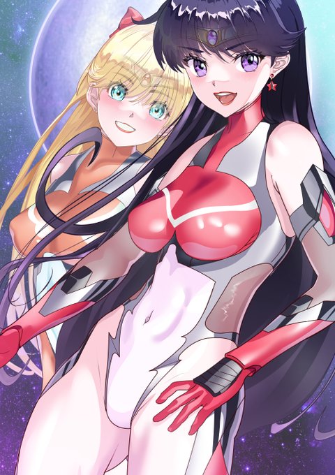 おはようございます❤(#^.^#)
愛と情熱の戦士❣セーラー対●忍マーズ❣❣
火星に代わって折檻よ❤

美奈子「にひ❤」
#セーラーマーズ 
#セーラーヴィーナス 