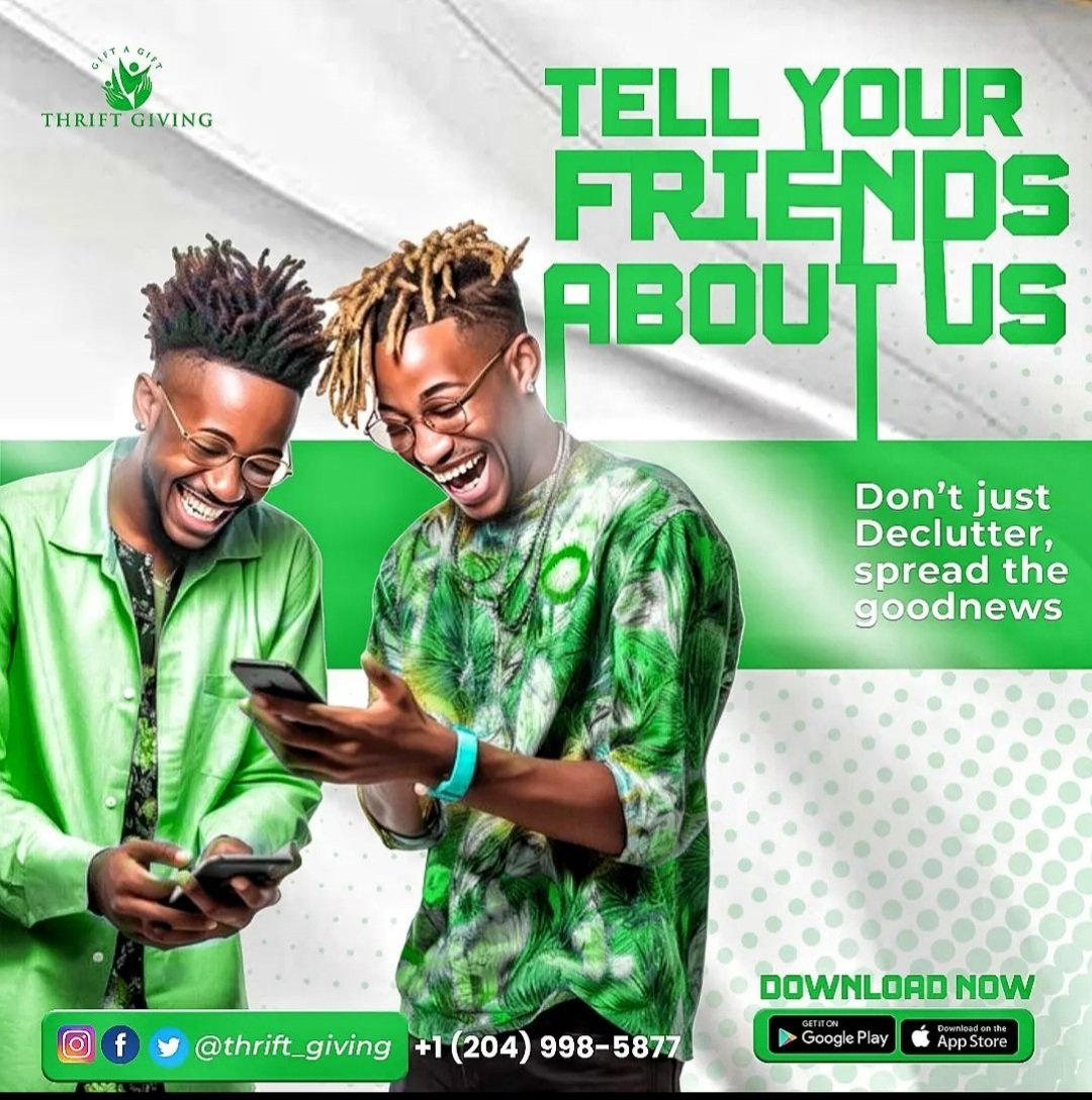 Thrift_Giving's tweet image. Declutter AND Make a Difference!
Tired of unused stuff cluttering your space? Don&apos;t just toss it, THRIFT it! ♻️
📍Download our app now by clicking on the link in bio!

#DeclutterForGood #ThriftGivingTuesday #GiveMoreLiveMore #CommunityCare
#canadawinnipeg #canadamanitoba