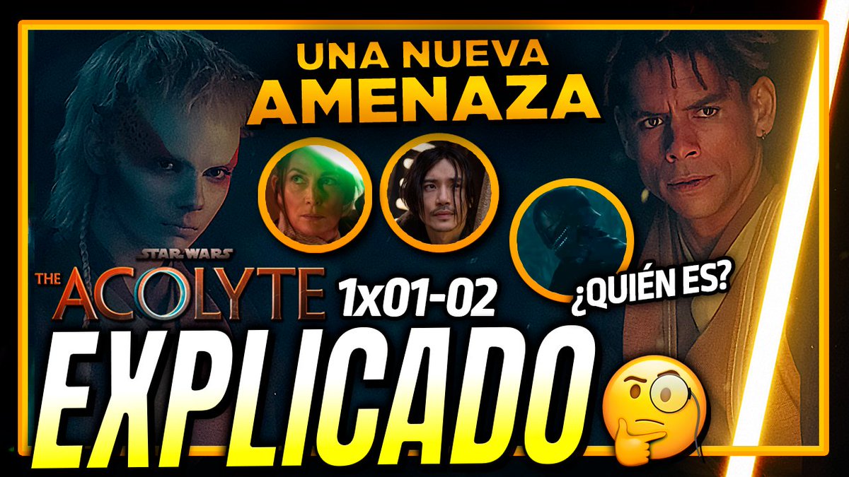 Ya tenéis disponible mi ANÁLISIS, TODO EXPLICADO de los dos primeros episodios de #TheAcolyte 🔥

¡UNA NUEVA AMENAZA! 😱

👇👇👇👇👇

youtube.com/watch?v=CguhuR…
youtube.com/watch?v=CguhuR…
youtube.com/watch?v=CguhuR…

#StarWars