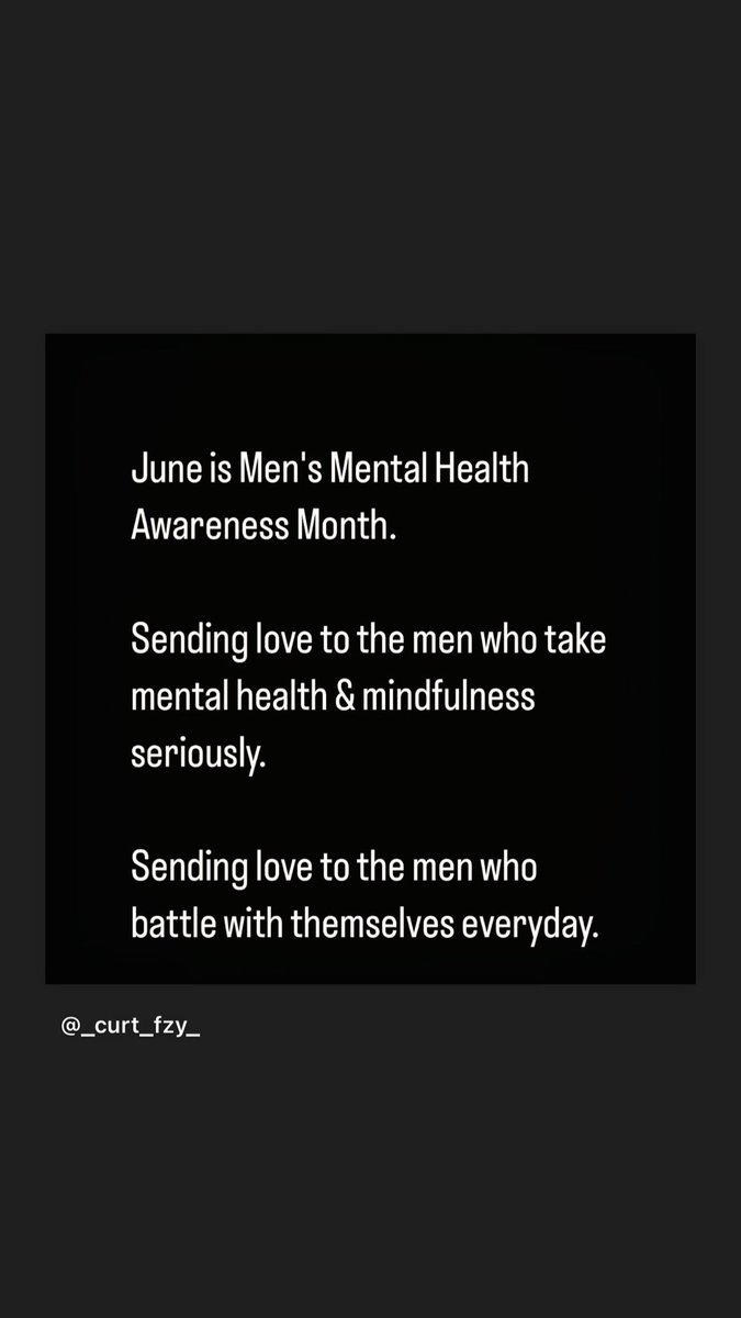 June is #MensMentalHealthMonth