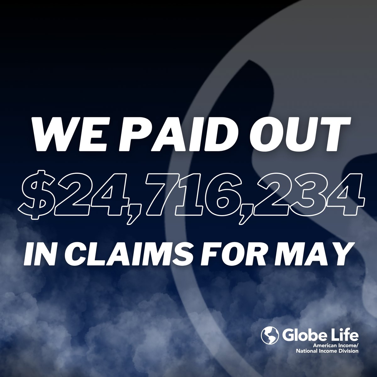 AILNILAgency's tweet image. We paid out over $24 Million in claims for the month of May. We are proud to be there for families when they need us the most 🌎 #ThereWhenItMatters