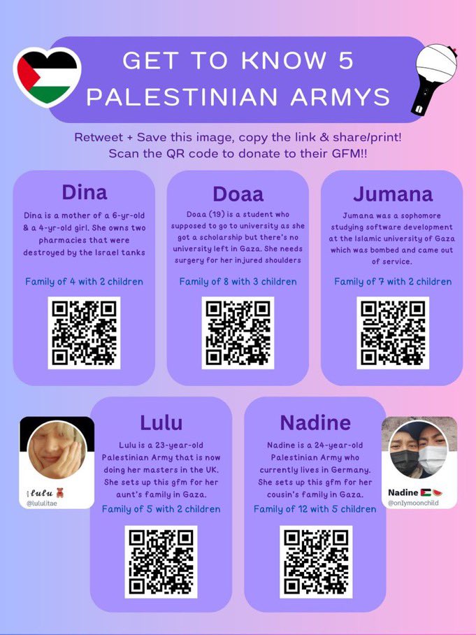 kmjinlove's tweet photo. hey hey hey! army there are some pal army that need our help to reach their goal so they can evacuate their families. So if you could please take the time to share this around to help them reach their goals, it could really make a difference. https://t.co/awPsPtnvkO