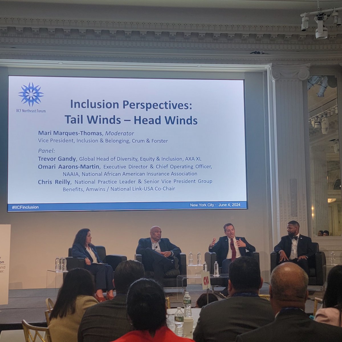 iiiorg's tweet photo. The next generation understands #DEI, which will make this industry more diverse and more inclusive says Chris Reilly, @AmWINS #IICFInclusion @doubleicf https://t.co/TMArpffr3w