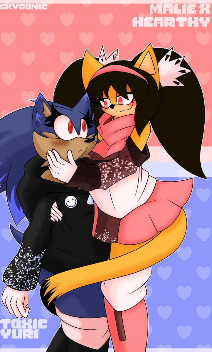 SkySonic_'s tweet photo. [[Toxic Yuri Zone]]
-craziest way to start off pride month but fuck it we ball

Hearthy X Malie Toxic Yuri

#Pridemonth2024 #sonicexe #sonicexeoc #MALIEOSSWEEP #HEARTHYVBSSWEEP https://t.co/niCbGii1Rj