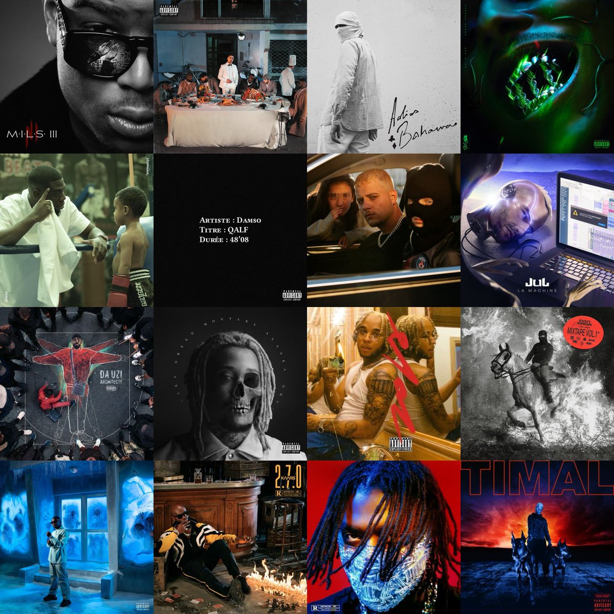 idollkod's tweet photo. Ces albums rap sont sortis : https://t.co/h7GUJdF5qh