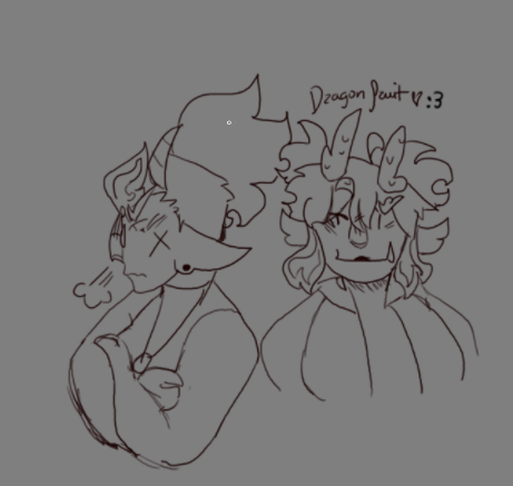 Mou_possum's tweet photo. HAPPY PRIDE MONTH!! here is some lmk ship drawings ill get with the rest thought the month #lmk #pridemonth #toxicinsanity #shadowhound #dragonfruit https://t.co/wbbeu3irwt
