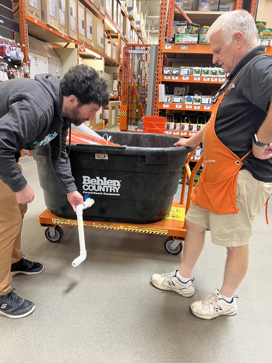 annahultberg's tweet photo. Today we bought materials for new low-cost #foodsafe wash stations that we are building with emerging fruit and veg farmers this summer. This will allow them to efficiently and safely wash their veggies.  Looking forward to a field day in July! @UMNExt @TheGoodAcreMN @USDA_NIFA https://t.co/uu1ivzAIzp