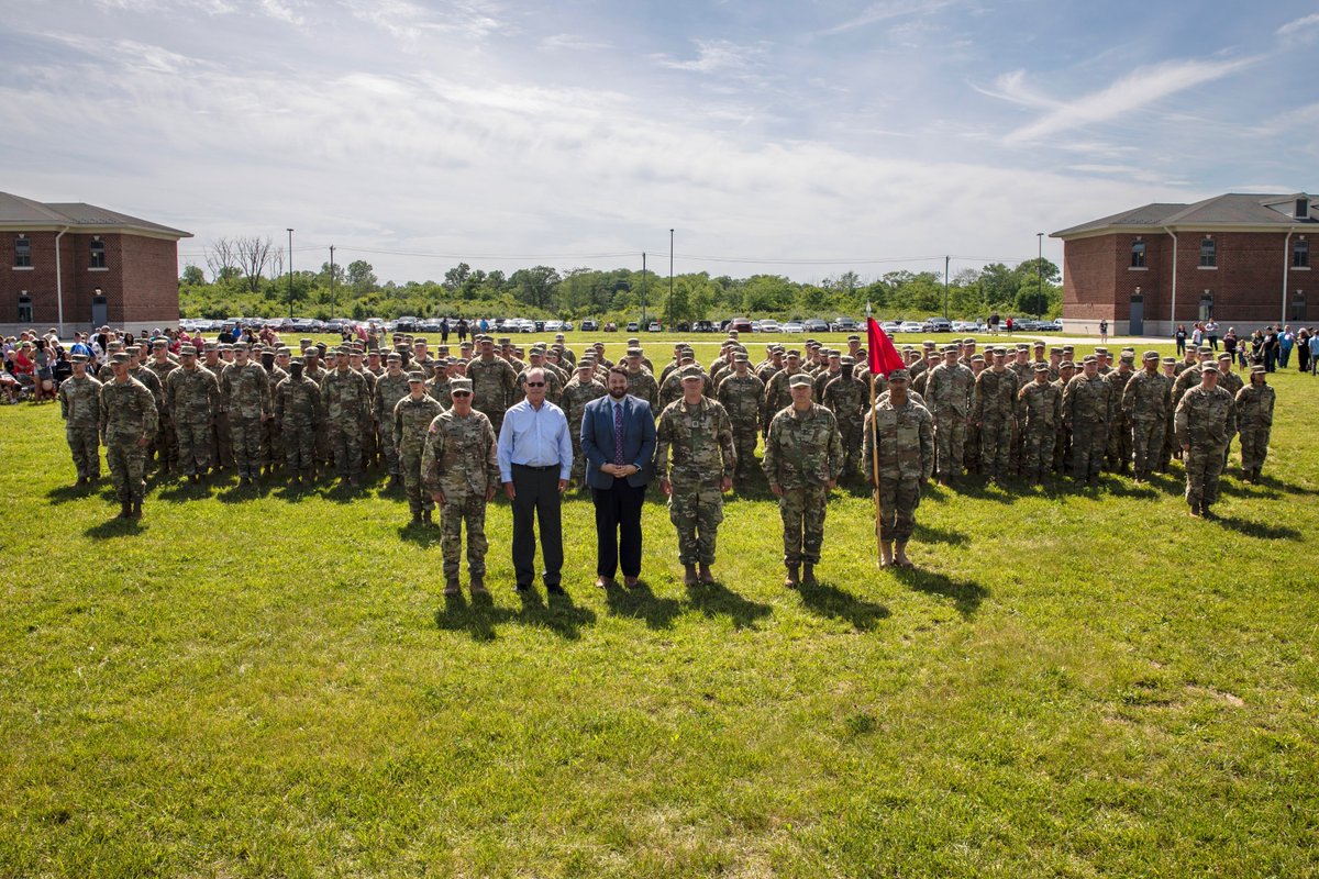 GovBraun's tweet photo. It was an honor to address members of the @NationalGuardIN 252nd Support Maintenance Company before they depart for Kuwait. Their work is critical to mission success. Thank you soldiers for your service and sacrifice to our great nation!