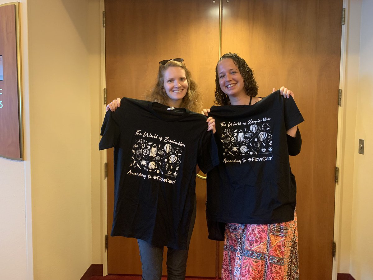 Been having a great time at #ASLO24 so far! Highlights of the past few days have included a sailboat ride on Lake Mendota, cheese curds, zooplankton t-shirts, and lots of really cool science talks! 🌊