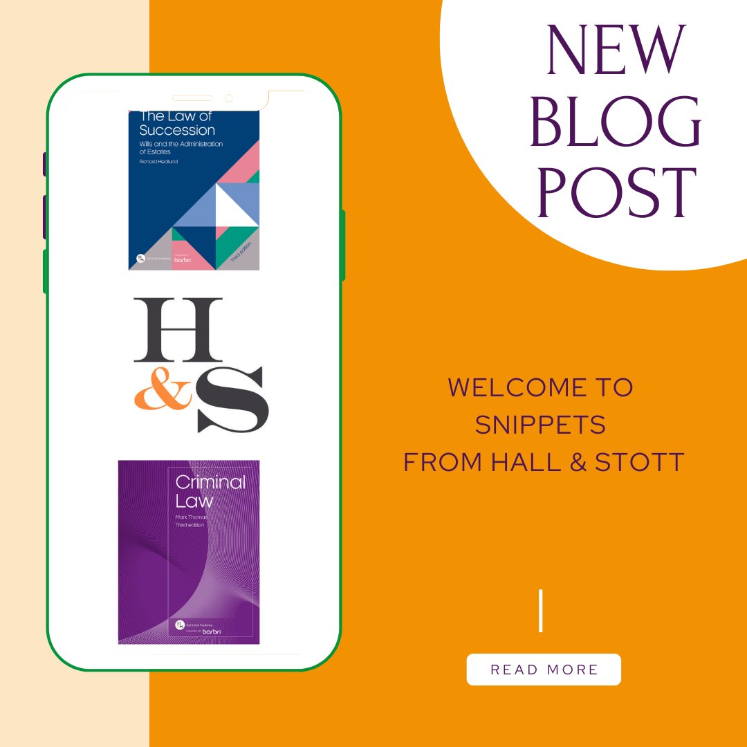 At Hall and Stott, we believe that it is important for students to be armed with the tools they need not only to succeed in their studies but also in their career as a whole. Read about our Law Student Hub here: hallandstott.co.uk/blogs/snippets…
