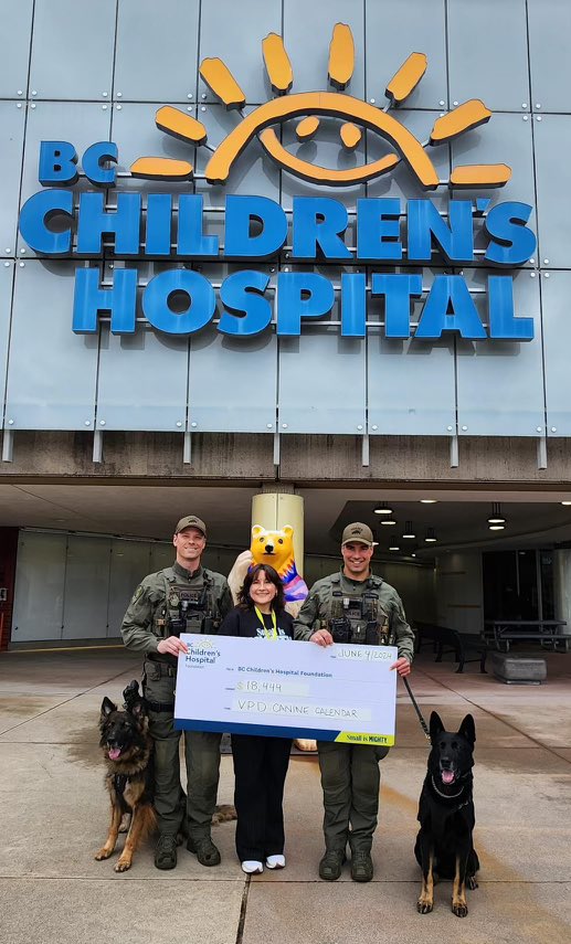 THANK YOU!!! for all your support with our K9 calendars! We are so appreciative to be able to give back to <a href="/BCChildrensHosp/">BC Children's Hospital</a> and <a href="/bccancerfdn/">BC Cancer Foundation</a> every year and we couldn’t do it without you 🐾 🖤