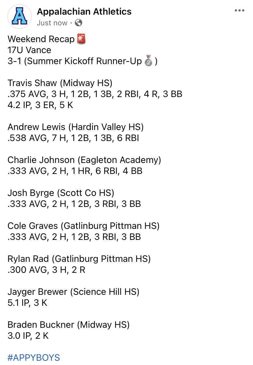 Appalachian Athletics tweet media