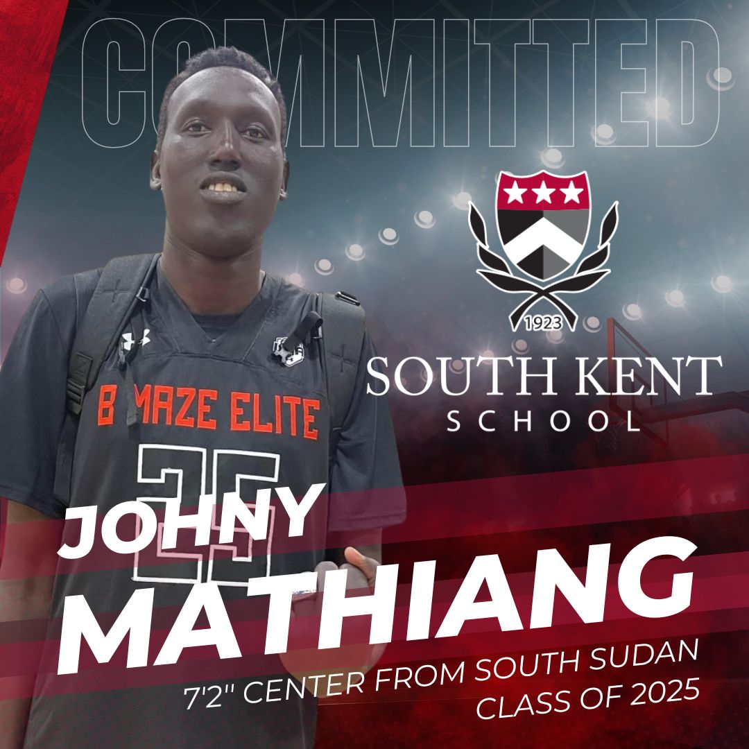 Coach Cory Heitz (@prep_athletics) on Twitter photo Congrats to c/o 2025, 7'2'' center Johny Mathiang from South Sudan on his commitment to South Kent School and Coach Raphael Chillious.
<a href="/SSBFed/">South Sudan Basketball</a> <a href="/CoachMantegna/">Coach Joe Mantegna</a> <a href="/NERRHoops/">New England Recruiting Report NERRHoops</a> <a href="/PHNewEngland/">Prep Hoops New England</a> <a href="/SouthKentHoops/">SouthKentHoops</a> <a href="/CoachChills/">Raphael Chillious</a> #PrepSchoolBasketball #CollegeRecruiting #NCAARecruiting Congrats to c/o 2025, 7'2'' center Johny Mathiang from South Sudan on his commitment to South Kent School and Coach Raphael Chillious.
<a href="/SSBFed/">South Sudan Basketball</a> <a href="/CoachMantegna/">Coach Joe Mantegna</a> <a href="/NERRHoops/">New England Recruiting Report NERRHoops</a> <a href="/PHNewEngland/">Prep Hoops New England</a> <a href="/SouthKentHoops/">SouthKentHoops</a> <a href="/CoachChills/">Raphael Chillious</a> #PrepSchoolBasketball #CollegeRecruiting #NCAARecruiting