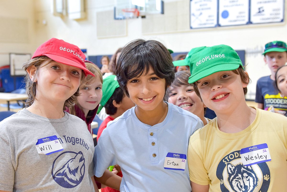 dcpublicschools's tweet photo. Stoddert Elementary &amp; @HardyMSHawks students competed in a GeoPlunge Challenge Tournament! Students showed off their geography knowledge identifying U.S. states &amp; capitals, with @MacArthur_DCPS students judging the competition. 🗺️

We loved seeing this feeder pattern together! 💙 https://t.co/NzLUtysEO5