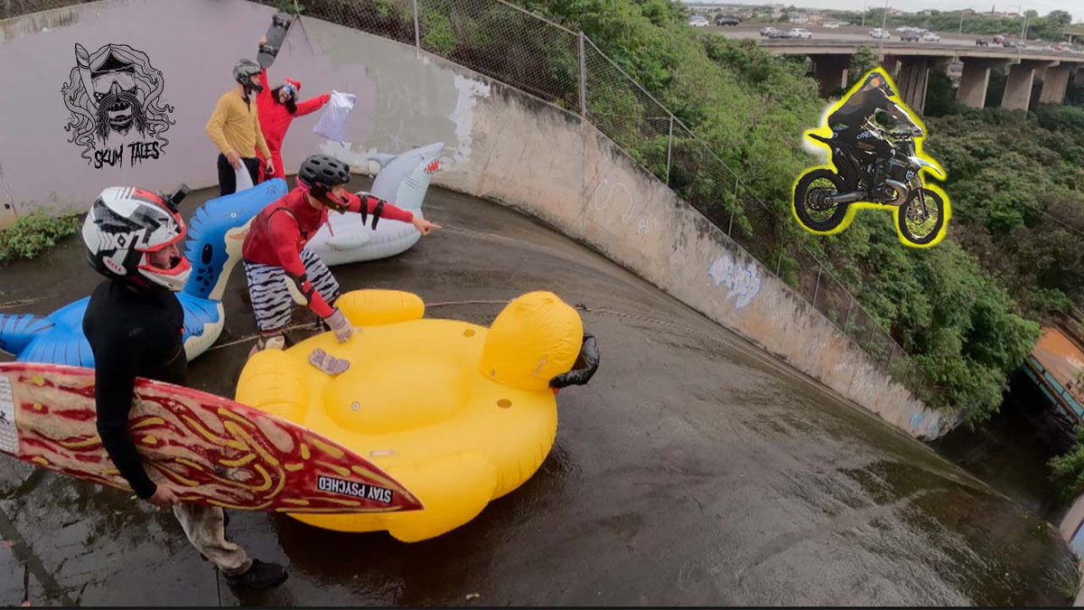 skateboard transfer to boogie board down hawaiis sewer drain youtu.be/UfXI5GcEyGI?si… via <a href="/YouTube/">YouTube</a>