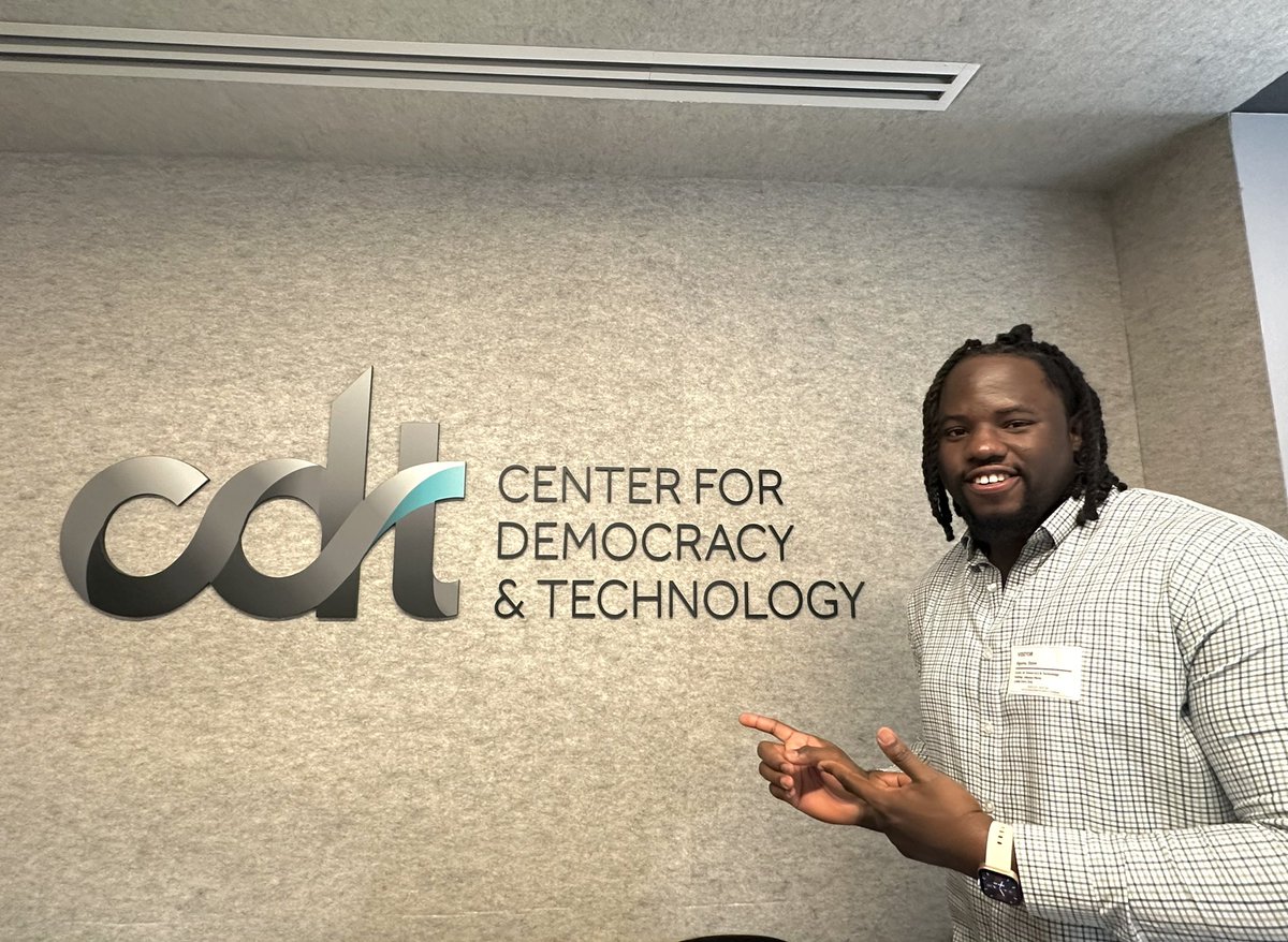 Ozioma_Oguine's tweet photo. Excited to commence my summer research internship at @CenDemTech in DC!✨I’ll be working with @michalluria &amp; @aliyabhatia on Child Online Safety policy and AI Governance… https://t.co/gTWeDNTbwQ