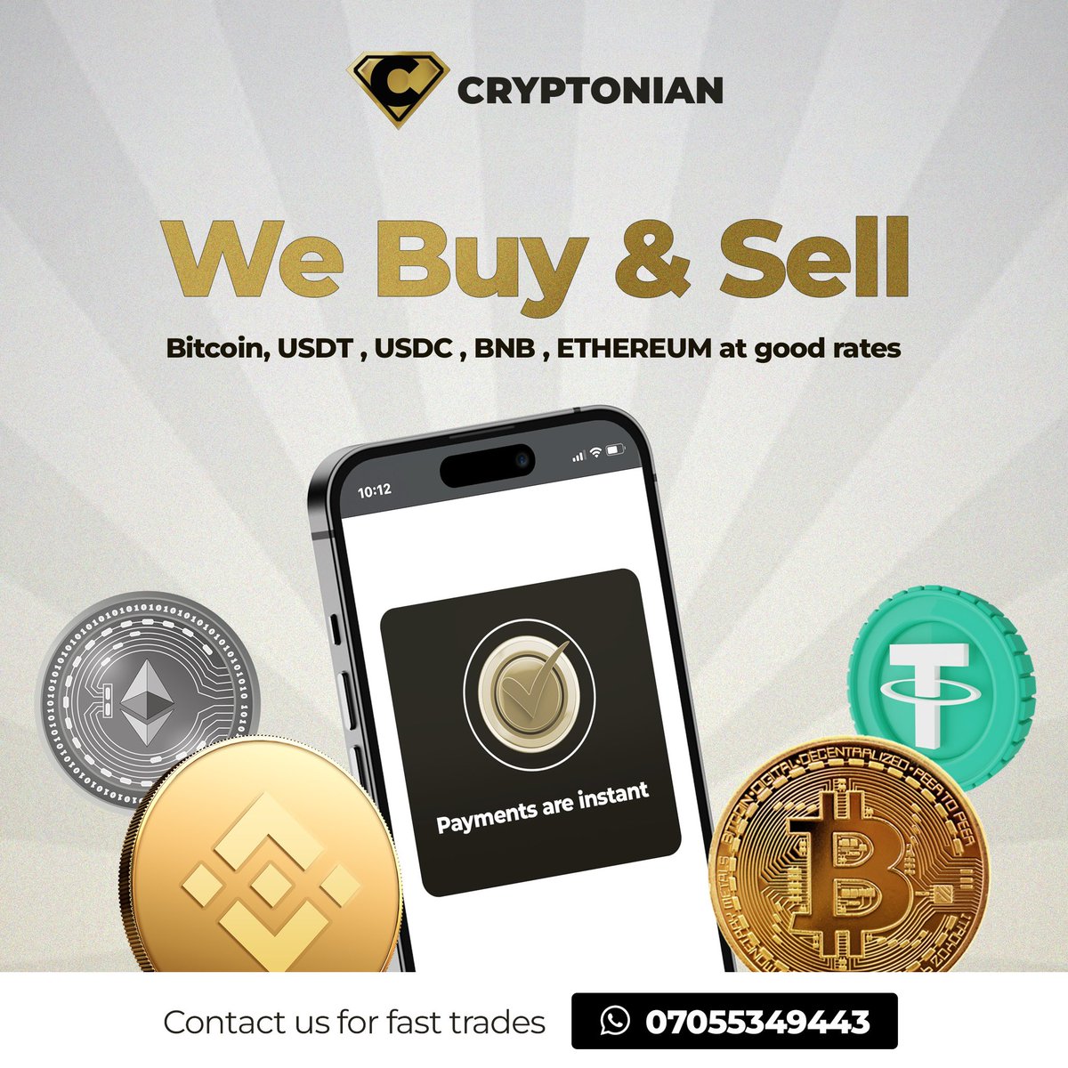 As someone into Crypto there is no reason for you to have more than 100k in  the bank at any point in time. Asides your Crypto Portfolio, Have USDT at  all times