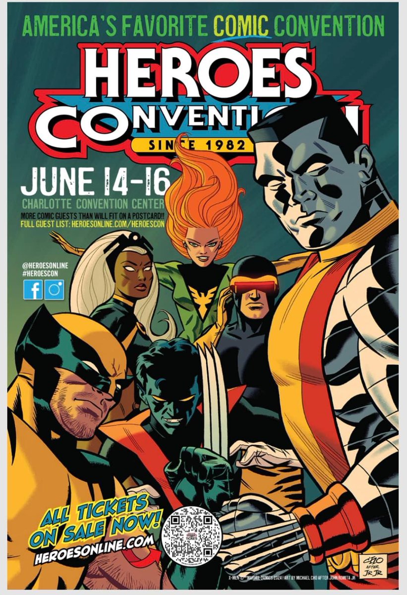 I will be at Heroes Con June 14-16! S’gunna be good!